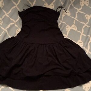 Elegant Black Strapless Dress